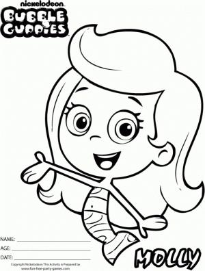 Bubble Guppies Coloring Pages Free Printable   679152