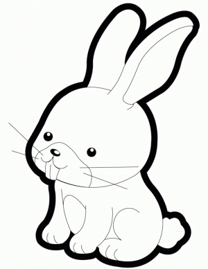 Bunny Coloring Pages Free Printable   21648
