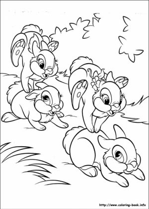 Bunny Coloring Pages Free Printable   44721