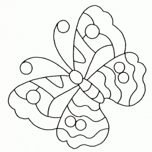 Butterfly Coloring Book Pages   09761