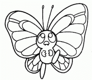 Butterfly Coloring Book Pages   96021