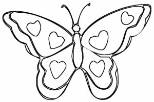 Butterfly Coloring Pages for Preschoolers   85g21