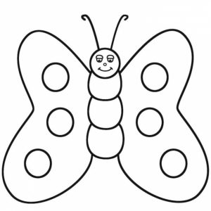 Butterfly Coloring Pages for Preschoolers   8rt3m