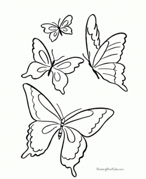 Butterfly Coloring Pages Free   2afs6