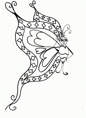 Butterfly Coloring Pages Printable   jg821