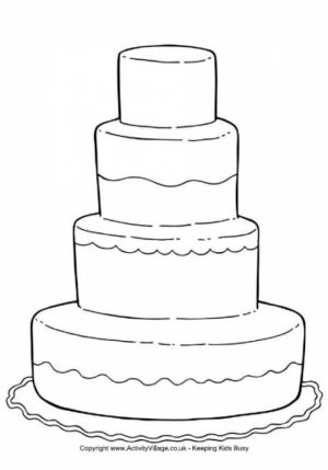 Cake Coloring Pages Free for Kids   e9bnu