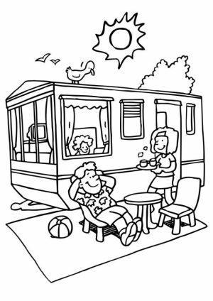 Camping Coloring Pages Free Printable   9466