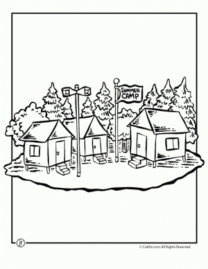 Camping Coloring Pages Free Printable   9548
