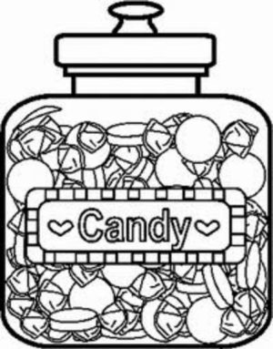 Candy Coloring Pages Free for Kids   e9bnu