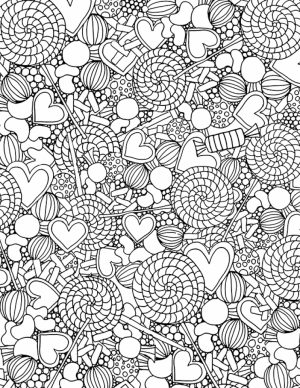 Candy Coloring Pages Online Printable   nhywg