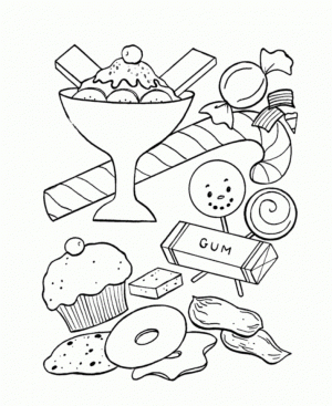 Candy Coloring Pages Printable for Kids   r1n7l