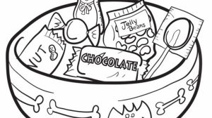 Candy Coloring Pages to Print for Kids   aiwkr