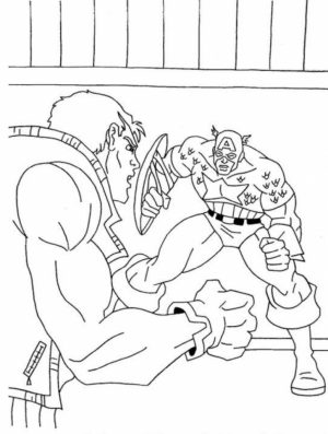 Captain America Coloring Pages for Teenage Boys   41746
