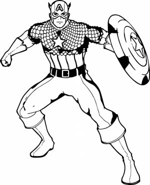 Captain America Coloring Pages for Teenage Boys   56142