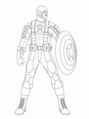 Captain America Coloring Pages Free to Print   31756