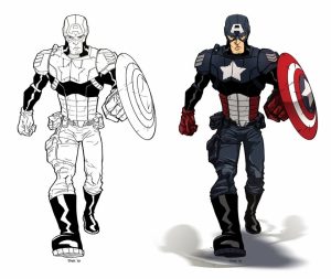 Captain America Coloring Pages Marvel Avengers   85621