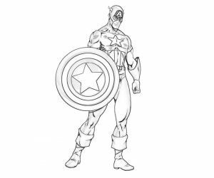 Captain America Coloring Pages Printable   19042