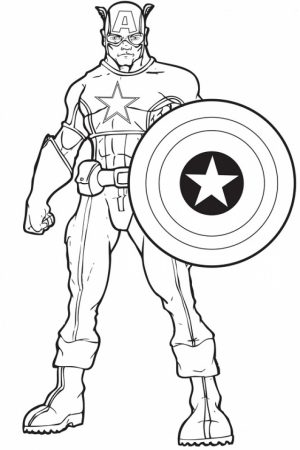 Captain America Coloring Pages Printable   47885