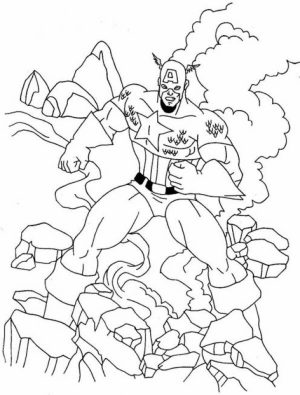 Captain America Coloring Pages Winter Soldier   10758