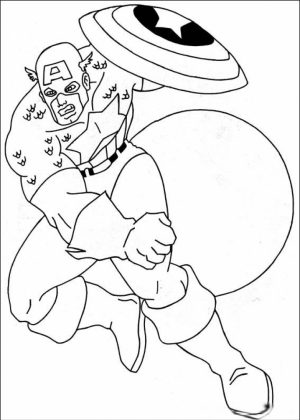 Captain America Coloring Pages Winter Soldier   20661