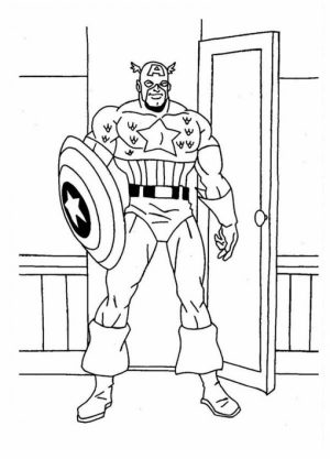 Captain America Coloring Pages Winter Soldier   30673