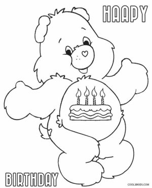 Care Bear Coloring Pages for Toddlers   dl53x