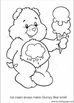 Care Bear Coloring Pages Free for Kids   e9bnu