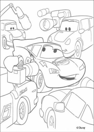 Cars Coloring Pages Disney Printable for Kids   09437