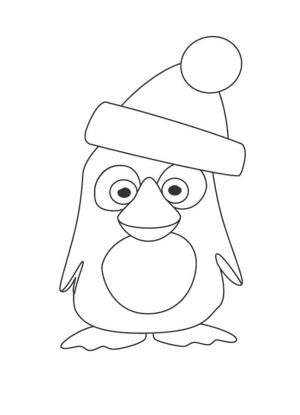 Cartoon Penguin Coloring Pages   74592