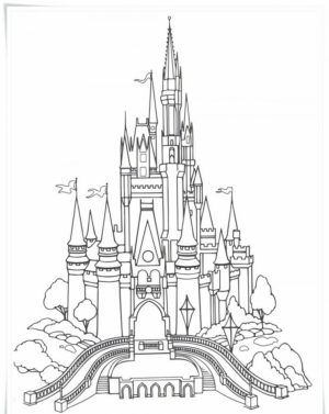 Castle Coloring Pages for Adults   83957