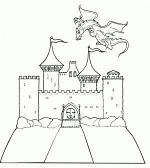 Castle Coloring Pages for Kids   ys7c6