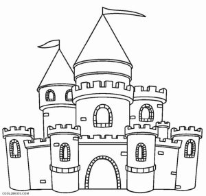 Castle Coloring Pages Free   7216