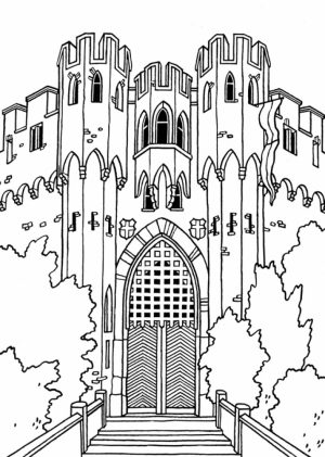 Castle Coloring Pages Printable   72nd9