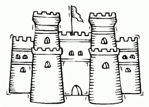 Castle Coloring Pages Printable   t36cm