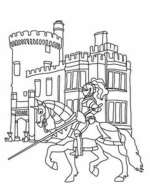 Castle Coloring Pages to Print for Free   ga2n9
