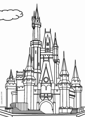 Castle Coloring Pages to Print Out   67219