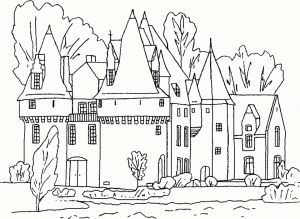 Castle Coloring Pages to Print Out   m39dl