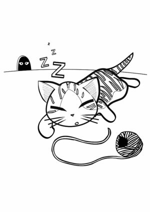 Cat and Kitten Coloring Pages Free to Print   4gd91