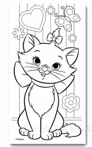 cat coloring pages for children 850rt
