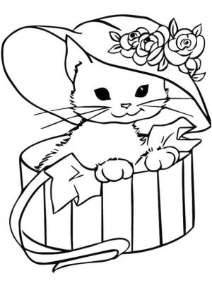 cat coloring pages for children 960hd