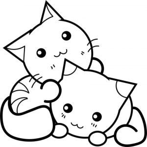 cat coloring pages for kids ydg43