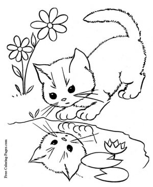 cat coloring pages free for kids 7fg40