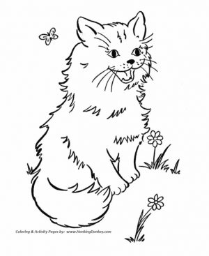 cat coloring pages free for kids 9gh5