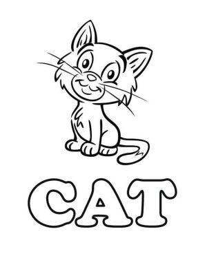 cat coloring pages free for kids cvf51
