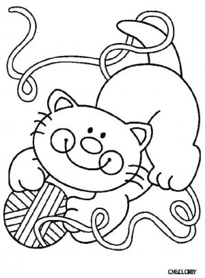 cat coloring pages free gf61