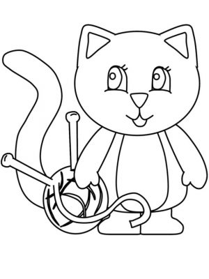 cat coloring pages printable wv481