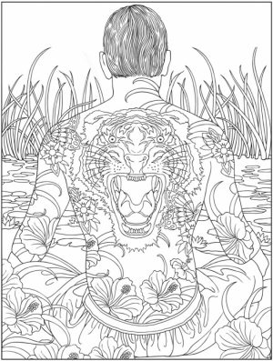 Challenging Trippy Coloring Pages for Adults   IF8W5