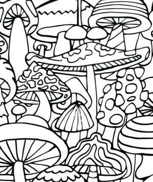Challenging Trippy Coloring Pages for Adults   PL3C6
