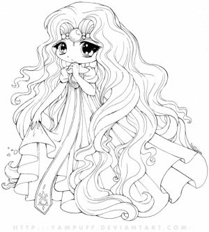Chibi Coloring Pages for Toddlers   MHTS9
