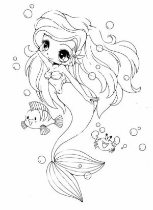 Chibi Coloring Pages Free to Print   NU02M